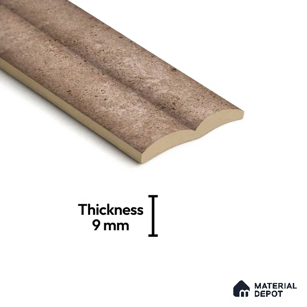 Subway Look Tile TL 07641 D Bamboo Ochre 1 ft x 2.95 inch Designer Tiles Ceramic Matte Finish - 9 mm | 4 Random Design