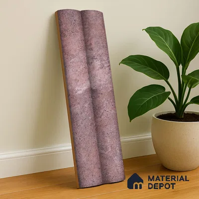 Subway Look  Tile TL 07641 E Bamboo Rosy Brown 1 ft x 2.95 inch Designer Tiles Ceramic Matte Finish - 9 mm | 4 Random Design