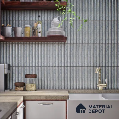 Subway Look  Tile TL 07641 Bamboo Chrolina 1 ft x 2.95 inch Designer Tiles Ceramic Matte Finish - 9 mm | 4 Random Design