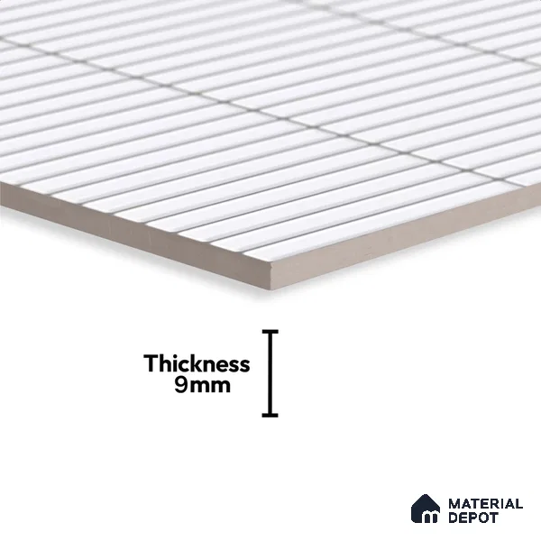 Subway Tile TL 09646 Kitkate 204 12 x 12 inch Ceramic Glossy Finish - 9 mm | Please Expect a Slight Variation of Pattern