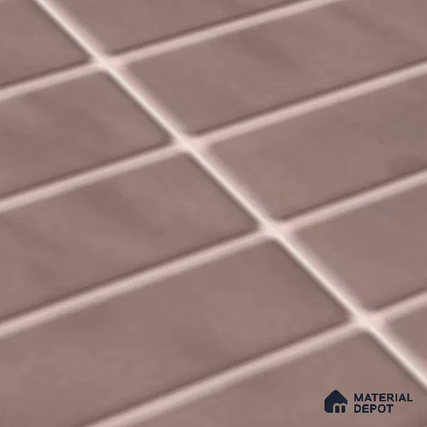 Subway Tile TL 09648 C Blash 214 Dark 12 x 12 inch Ceramic Matte Finish - 9 mm | Please Expect a Slight Variation of Pattern