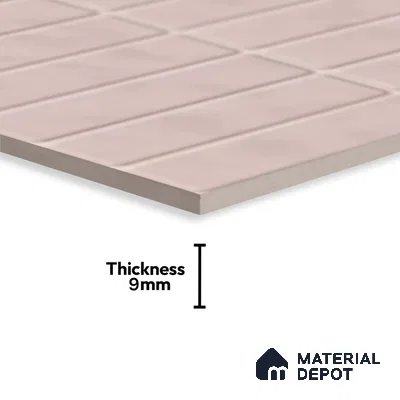 Subway Tile TL 09648 Blash 214 Light 12 x 12 inch Ceramic Matte Finish - 9 mm | Please Expect a Slight Variation of Pattern