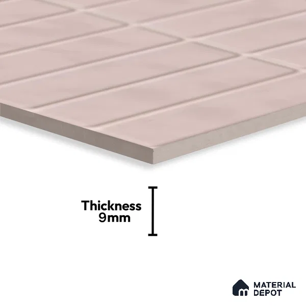 Subway Tile TL 09648 Blash 214 Light 12 x 12 inch Ceramic Matte Finish - 9 mm | Please Expect a Slight Variation of Pattern