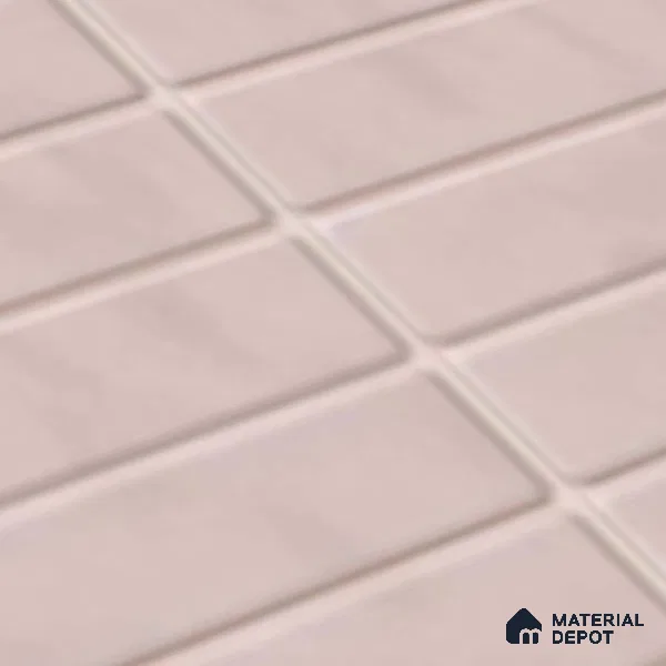 Subway Tile TL 09648 Blash 214 Light 12 x 12 inch Ceramic Matte Finish - 9 mm | Please Expect a Slight Variation of Pattern