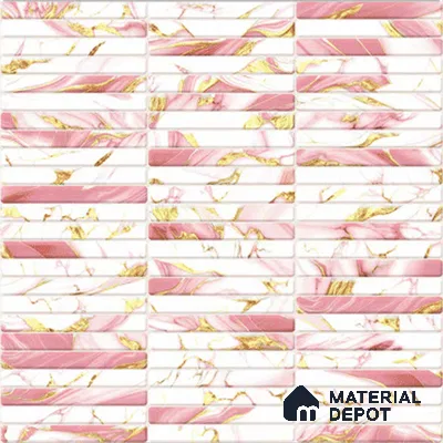 Subway Tile TL 09647 Kitkate 234 12 x 12 inch Ceramic Matte Finish - 9 mm | Please Expect a Slight Variation of Pattern