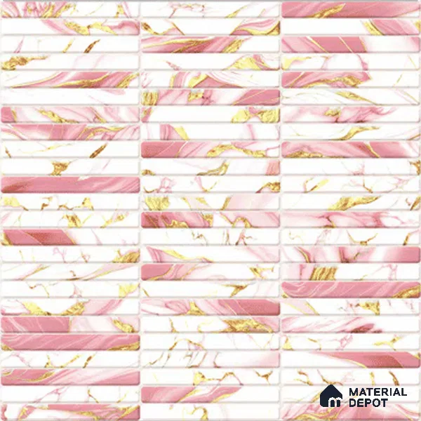Subway Tile TL 09647 Kitkate 234 12 x 12 inch Ceramic Matte Finish - 9 mm | Please Expect a Slight Variation of Pattern