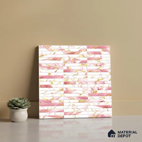 Subway Tile TL 09647 Kitkate 234 12 x 12 inch Ceramic Matte Finish - 9 mm | Please Expect a Slight Variation of Pattern