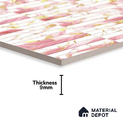 Subway Tile TL 09647 Kitkate 234 12 x 12 inch Ceramic Matte Finish - 9 mm | Please Expect a Slight Variation of Pattern