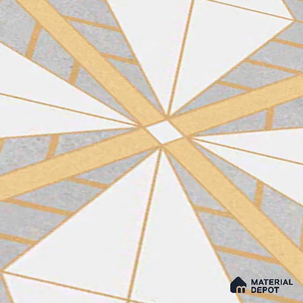 Patterned Tile TL 09643 71580 12 x 12 inch Ceramic Matte Finish - 9 mm | Please Expect a Slight Variation of Pattern