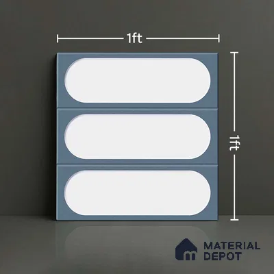Subway Tile TL 09649 C Capsale 207 Decor 12 x 12 inch Ceramic Matte Finish - 9 mm | Please Expect a Slight Variation of Pattern