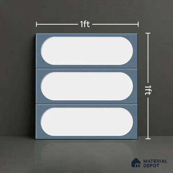 Subway Tile TL 09649 C Capsale 207 Decor 12 x 12 inch Ceramic Matte Finish - 9 mm | Please Expect a Slight Variation of Pattern