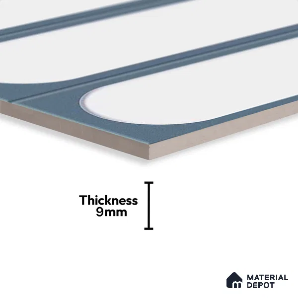 Subway Tile TL 09649 C Capsale 207 Decor 12 x 12 inch Ceramic Matte Finish - 9 mm | Please Expect a Slight Variation of Pattern