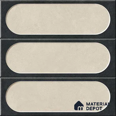 Subway Tile TL 09649 D Capsale 210 Decor 12 x 12 inch Ceramic Matte Finish - 9 mm | Please Expect a Slight Variation of Pattern