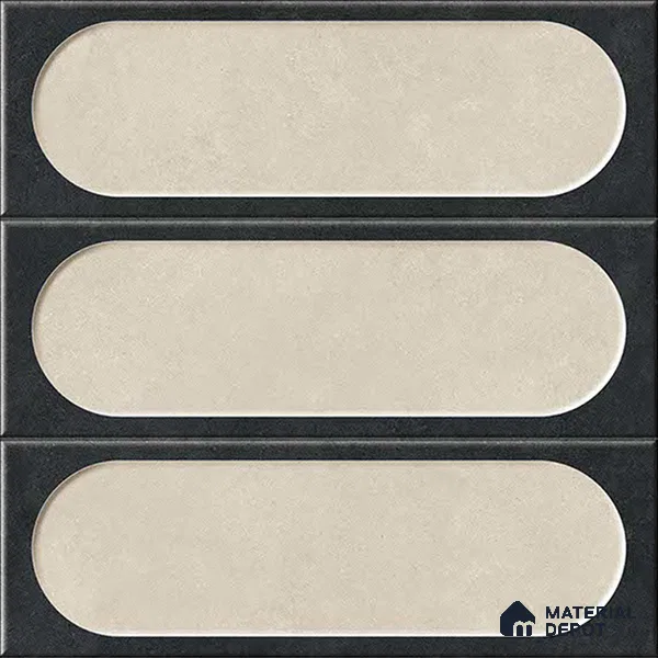 Subway Tile TL 09649 D Capsale 210 Decor 12 x 12 inch Ceramic Matte Finish - 9 mm | Please Expect a Slight Variation of Pattern