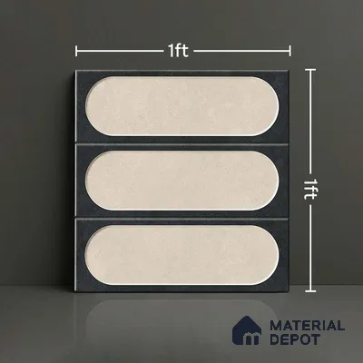 Subway Tile TL 09649 D Capsale 210 Decor 12 x 12 inch Ceramic Matte Finish - 9 mm | Please Expect a Slight Variation of Pattern