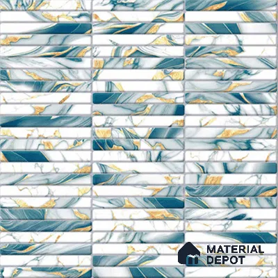 Subway Tile TL 09645 Kitkate 232 12 x 12 inch Ceramic Matte Finish - 9 mm | Please Expect a Slight Variation of Pattern