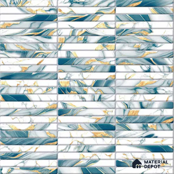 Subway Tile TL 09645 Kitkate 232 12 x 12 inch Ceramic Matte Finish - 9 mm | Please Expect a Slight Variation of Pattern