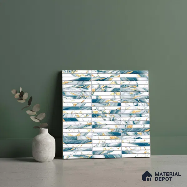 Subway Tile TL 09645 Kitkate 232 12 x 12 inch Ceramic Matte Finish - 9 mm | Please Expect a Slight Variation of Pattern