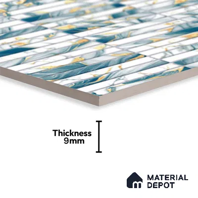 Subway Tile TL 09645 Kitkate 232 12 x 12 inch Ceramic Matte Finish - 9 mm | Please Expect a Slight Variation of Pattern