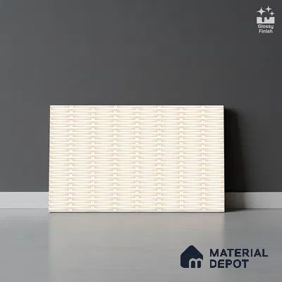 Patterned Tile TL 08277 4461 L 18 x 12 inch Ceramic Glossy Finish - 7 mm