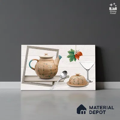 Patterned Tile TL 08278 C 4466 K2 18 x 12 inch Ceramic Glossy Finish - 7 mm