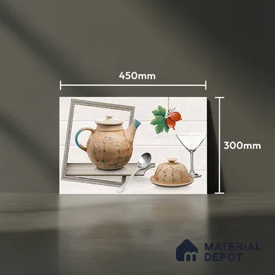 Patterned Tile TL 08278 C 4466 K2 18 x 12 inch Ceramic Glossy Finish - 7 mm
