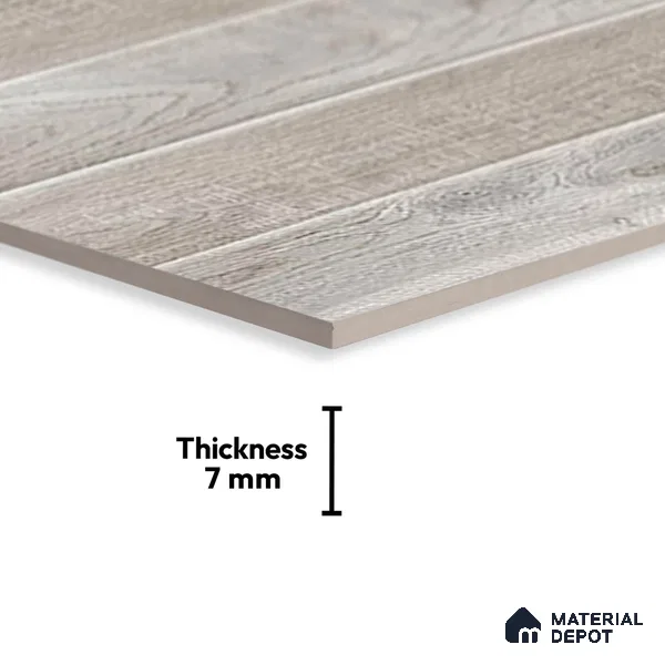 Patterned Tile TL 08278 D 4466 D 18 x 12 inch Ceramic Glossy Finish - 7 mm
