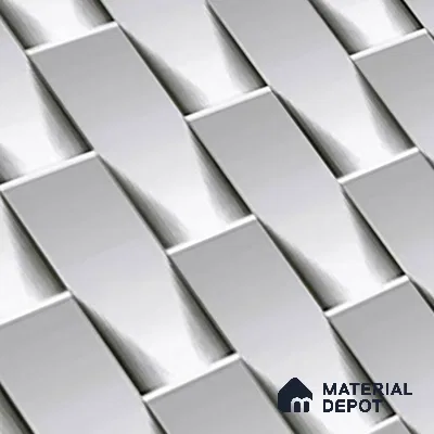 Patterned Tile TL 08273 C 1692 D 18 x 12 inch Ceramic Glossy Finish - 7 mm