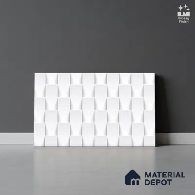 Patterned Tile TL 08273 1692 L 18 x 12 inch Ceramic Glossy Finish - 7 mm