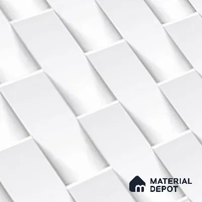 Patterned Tile TL 08273 1692 L 18 x 12 inch Ceramic Glossy Finish - 7 mm