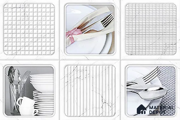 Patterned Tile TL 08280 B 5211 K1 18 x 12 inch Ceramic Glossy Finish - 7 mm