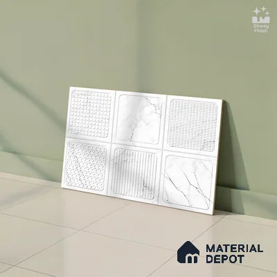 Patterned Tile TL 08280 5211 L 18 x 12 inch Ceramic Glossy Finish - 7 mm