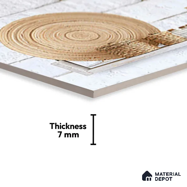 Patterned Tile TL 08275 B 4422 K1 18 x 12 inch Ceramic Glossy Finish - 7 mm