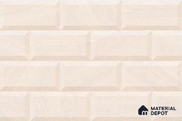 Faux Subway Wall Tile TL 08272 C 1680 L 18 x 12 inch Ceramic Glossy Finish - 7 mm | Suitable For Kitchen, Bathroom, Dining Area