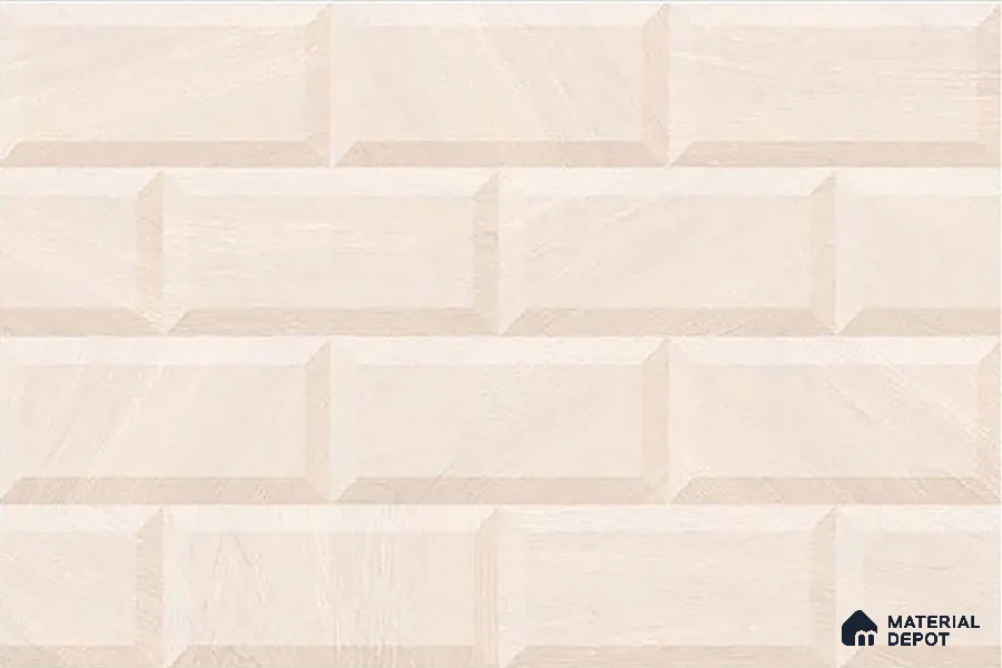 Faux Subway Wall Tile TL 08272 C 1680 L 18 x 12 inch Ceramic Glossy Finish - 7 mm | Suitable For Kitchen, Bathroom, Dining Area
