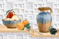 Patterned Tile TL 08276 B 4430 K1 18 x 12 inch Ceramic Glossy Finish - 7 mm | Image 1
