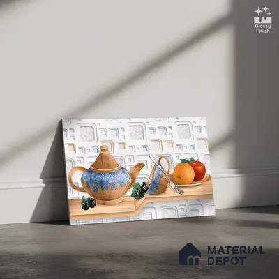 Patterned Tile TL 08276 C 4430 K2 18 x 12 inch Ceramic Glossy Finish - 7 mm
