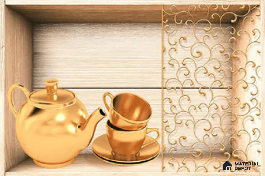 Patterned Tile TL 08274 C 2256 K1 18 x 12 inch Ceramic Glossy Finish - 7 mm