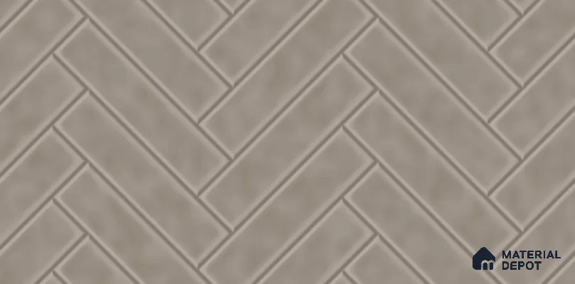 Faux Subway Tile TL 08026  Stone Echo Beige 2 ft x 1 ft Ceramic Glossy Finish - 9 mm | Suitable for Bathroom & Kitchen | Please Expect a Slight Variation of Pattern