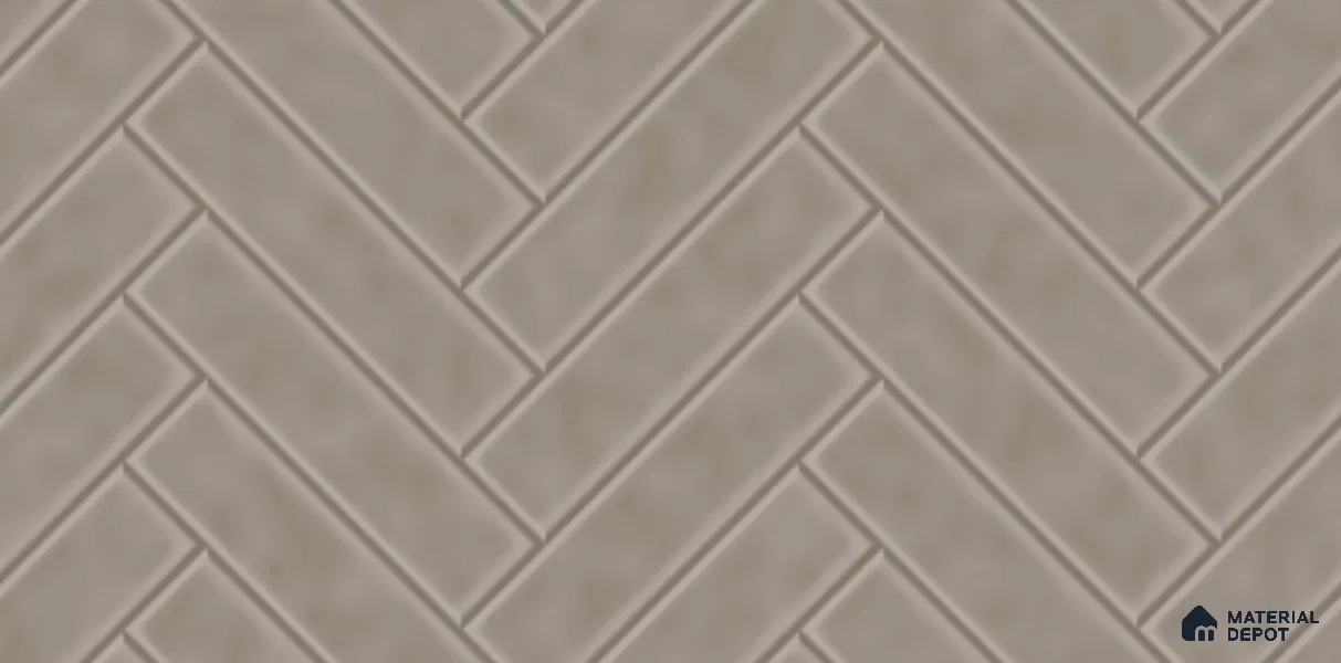 Faux Subway Tile TL 08026 Stone Echo Beige 2 ft x 1 ft Ceramic Glossy Finish - 9 mm | Suitable for Bathroom & Kitchen | Please Expect a Slight Variation of Pattern