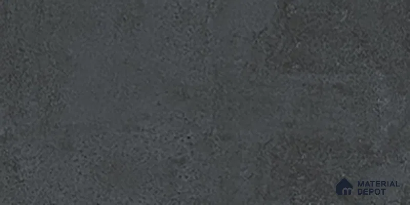 Stone Wall Tile TL 09995 Jungle Leaf Negro 2 ft x 1 ft Black Ceramic Glue Matte Finish Plain Tile - 9 mm | Ideal for Living Room, Bathroom, Kitchen