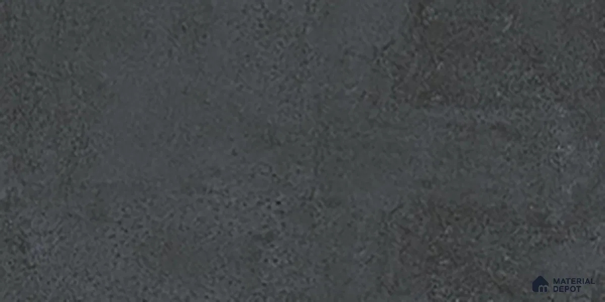 Stone Wall Tile TL 09995 Jungle Leaf Negro 2 ft x 1 ft Black Ceramic Glue Matte Finish Plain Tile - 9 mm | Ideal for Living Room, Bathroom, Kitchen