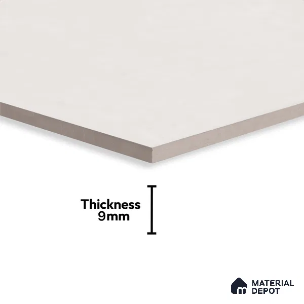 Marble Wall Tile TL 09735 25144 2 ft x 1 ft Light Grey Ceramic Glossy Finish Light Tile - 9 mm | Ideal for Bathroom, Kitchen