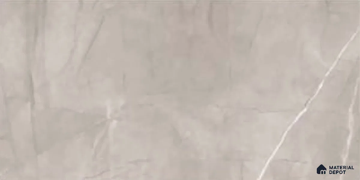 Marble Wall Tile TL 09732 B 25003 2 ft x 1 ft Grey Ceramic Glossy Finish Dark Tile - 9 mm | Ideal for Bathroom, Kitchen