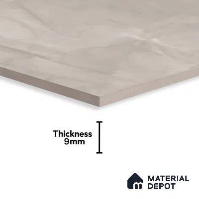 Marble Wall Tile TL 09732 B 25003 2 ft x 1 ft Grey Ceramic Glossy Finish Dark Tile - 9 mm | Ideal for Bathroom, Kitchen