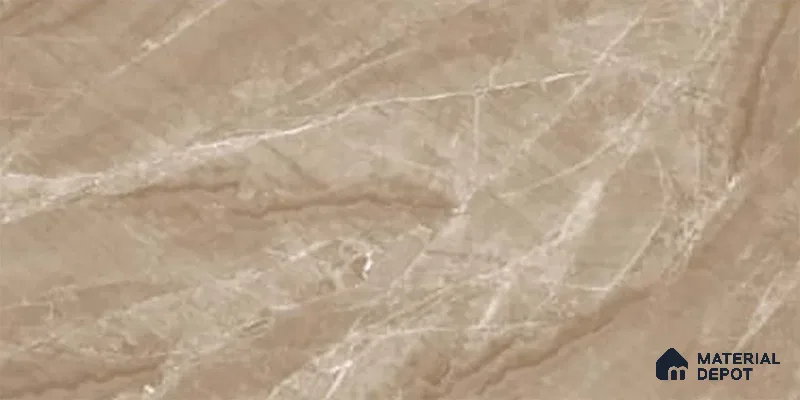 Marble Wall Tile TL 09731 B 24421 2 ft x 1 ft Brown Ceramic Glossy Finish Dark Tile - 9 mm | Ideal for Bathroom, Kitchen