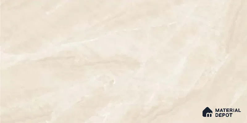 Marble Wall Tile TL 09731 24421 2 ft x 1 ft Cream Ceramic Glossy Finish Light Tile - 9 mm | Ideal for Bathroom, Kitchen