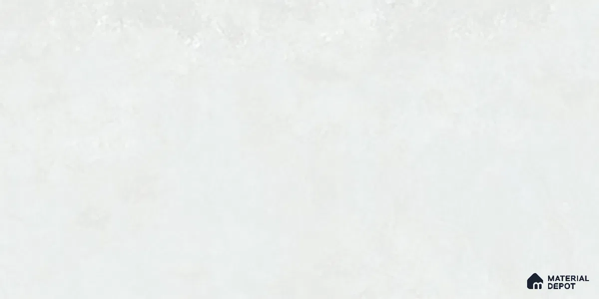 Stone Wall Tile TL 09997 Leaf Silvar 2 ft x 1 ft Silver Ceramic Glossy Finish Plain Tile - 9 mm | Ideal for Living Room, Bathroom, Kitchen