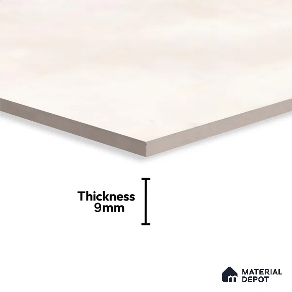 Stone Wall Tile TL 09736 25145 2 ft x 1 ft Cream Ceramic Glossy Finish Light Tile - 9 mm | Ideal for Bathroom, Kitchen