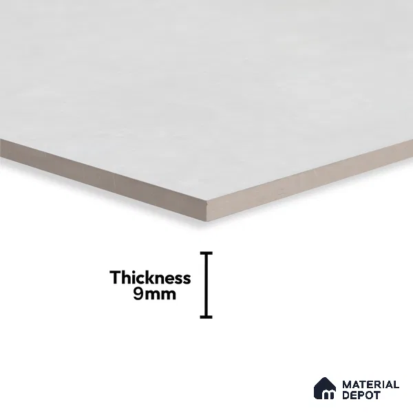 Plain Wall Tile TL 09996 Leafty Gray Baige 2 ft x 1 ft Beige Ceramic Glue Matte Finish Plain Baige Tile - 9 mm | Ideal for Living Room, Bathroom, Kitchen